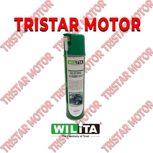 Jual WILITA sillicon spray rubber glass plastic leather lubricant 600ml Jakarta Selatan