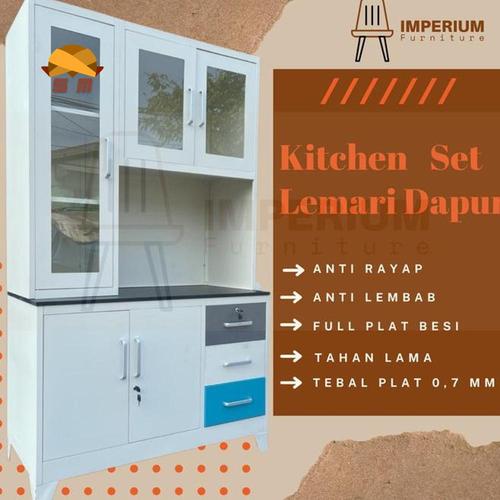 Jual SM - Kitchen Cabinet/Kitchen Set/ Lemari Dapur Besi/Rak Dapur Besi ...