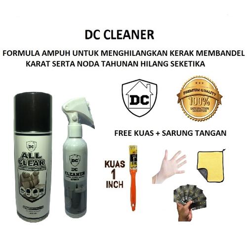 Jual PAKET HEMAT DC CLEANER 250ml & DC CLEANER FOAM 400ml ALL CLEAR ...