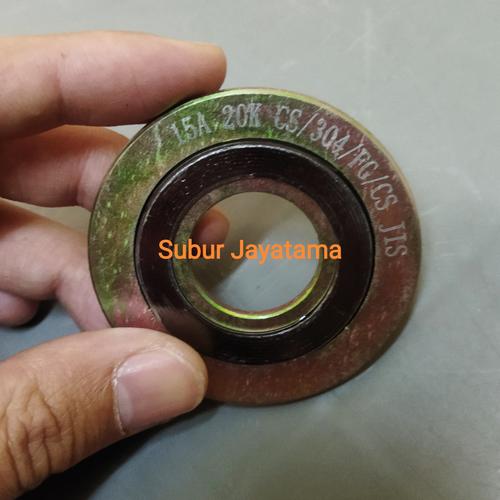 Jual Spiral Wound Gasket SWG JIS 20K Carbon Steel CS 1/2 " inchi Besi