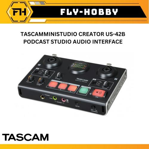 TASCAM Us 42b Mic Tascam MiniStudio Creator US-42 - USB Podcasting