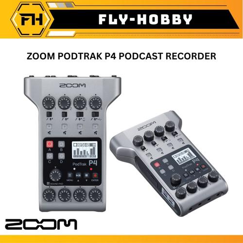 Jual Zoom PodTrak P4 Portable Multitrack Podcast Recorder Podtrack