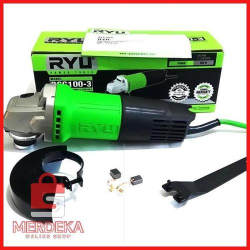 Senso Tangan Ryu Jual Mesin gerinda tangan RYU RSG 100-3 - gurinda tangan 4inch Mesin ...