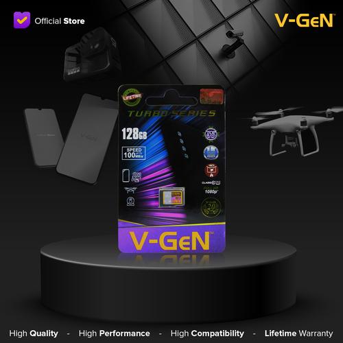 Jual Micro SD Class 10 Turbo 128GB V-GeN MicroSD Class10 128 GB VGEN ...
