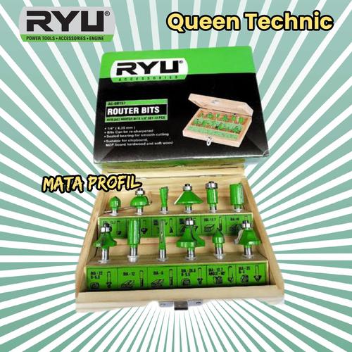 Jual RYU mata profil set kayu Trimmer Router 12pcs - Jakarta Pusat ...