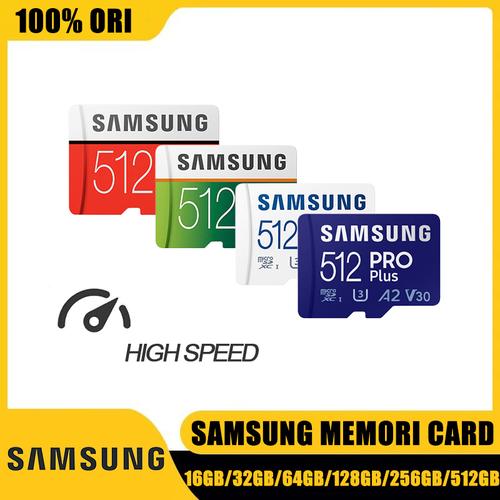 Jual Samsung Memory Card 32G/64G/128G/256G/512GB Micro SDCard Kartu