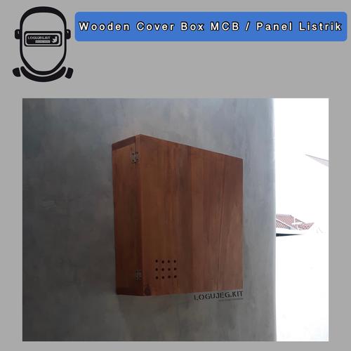 Jual Wooden Cover Box MCB / Kotak Kayu Panel Listrik Dekorasi Minimalis ...