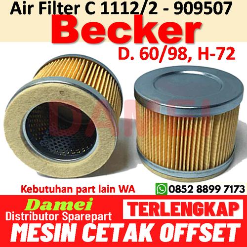 Jual Becker Filter Picchio 2200 Vacuum Pump Becker Air Filter C1112/2
