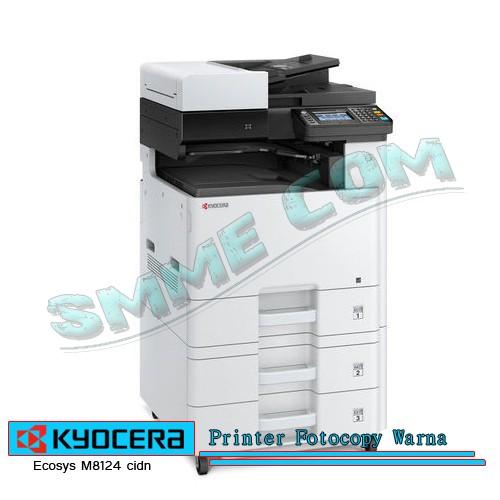 Kyocera Ecosys 8124CIDN Colour Laser Printer Scanner Copier LAN A3