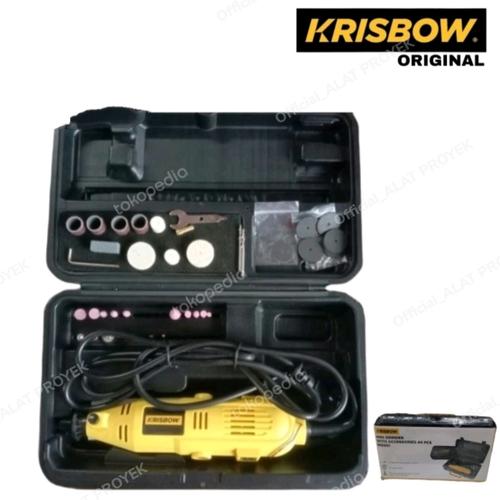 Jual Mini Grinder Krisbow Set 40 pcs / Mini Drill /Bor Tuner Jakarta