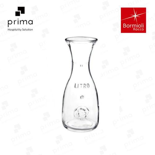 BORMIOLI Rocco Caraffa Acqua In Acciaio Inox 18/8 - Capacità 1 Litro - Design Classico, 184179MU3321990