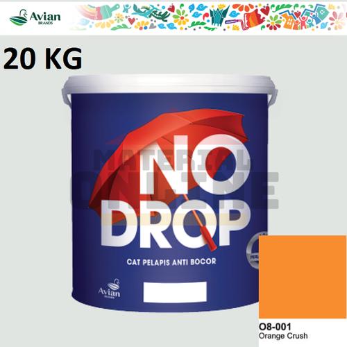 Jual Nodrop No Drop Tinting 20kg 20 Kg O8001 Orange Crush pail