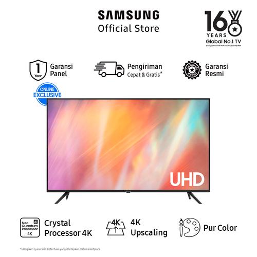 Promo Samsung Smart TV 50 inch UHD 4K AU7002 dengan PurColor