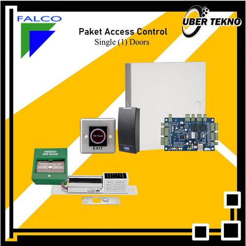 Jual Paket Access Control Falco W Series Single Door Pintu Kaca