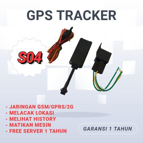 Jual GPS TRACKER S04 BISA MATIKAN MESIN FREE APLIKASI Kota Surabaya