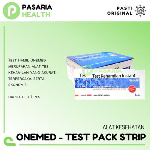 Promo ONEMED TEST PACK STRIP Alat Tes Kehamilan/Hamil TestPack/TesPek ...