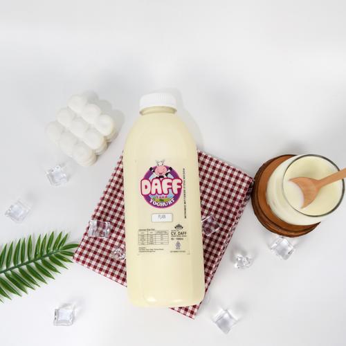 Jual YOGHURT PLAIN 1 LITER BOTOL HOMEMADE BY DAFF YOGHURT YOGURT
