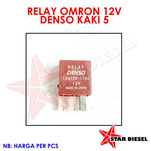 Jual RELAY OMRON 12V DENSO KAKI 5 RELAY OMRON DENSO 12V K5 Kota Medan