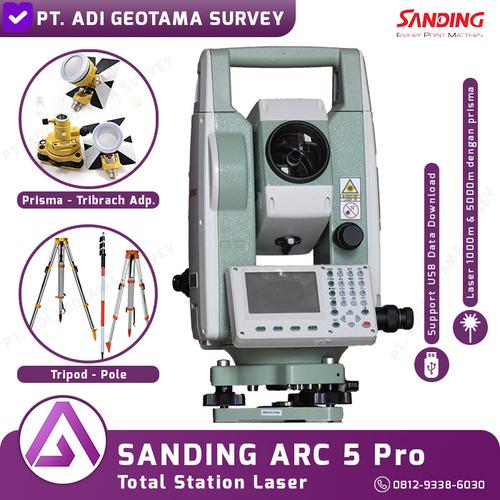Jual Total Station Sanding ARC5 Pro Laser USB Sanding ARC5 Pro Unit saja Jakarta Barat