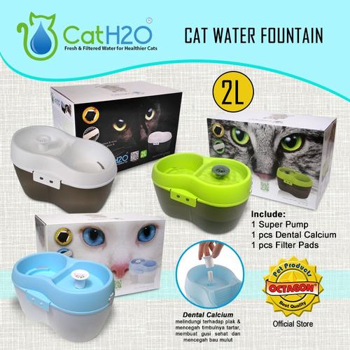 Jual Pet Water H2O Tempat Minum H20 Cat Water Fountain CH010 2L