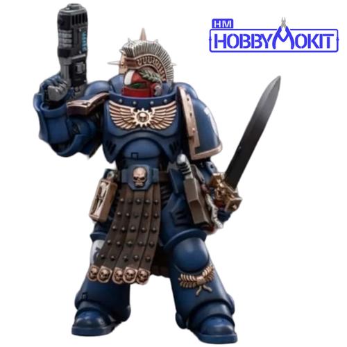 Warhammer 40k Action Figure 1/18 Ultramarines Veteran Sergeant Icastus