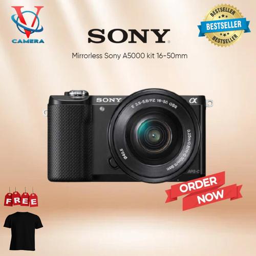 Jual Mirrorless Sony A5000 kit 1650mm standart Jakarta Utara