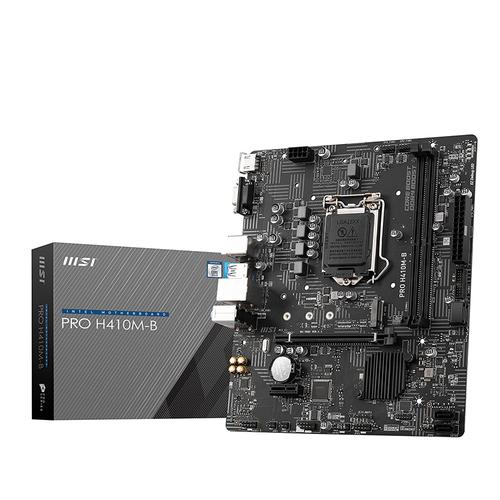 Jual MSI PRO H410MB LGA 1200 H410 DDR4 Intel Comet Lake Mobo