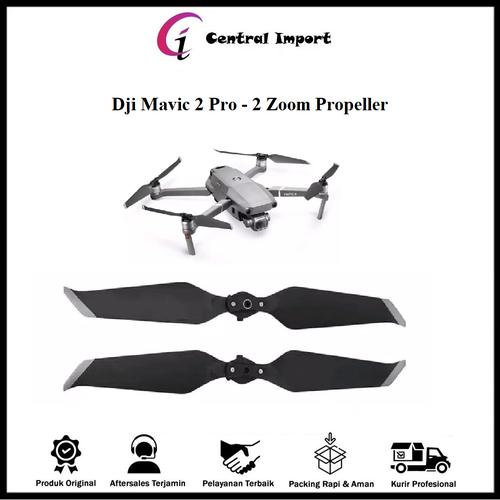 4 Eliche Argento Low-Noise Per DJI Mavic 2 Pro / Zoom - Ricambio 2 Paia 8743