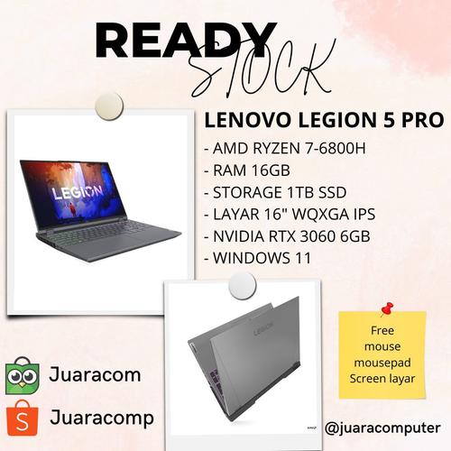 Jual LENOVO LEGION PRO AMD RYZEN 7-6800H/16GB/1TB SSD/RTX 3060 - Main Image