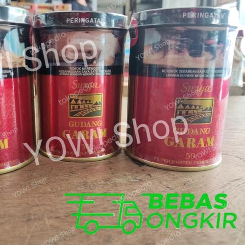 Jual Rokok Gudang Garam Surya Kaleng isi 50 batang | BEBAS ONGKIR