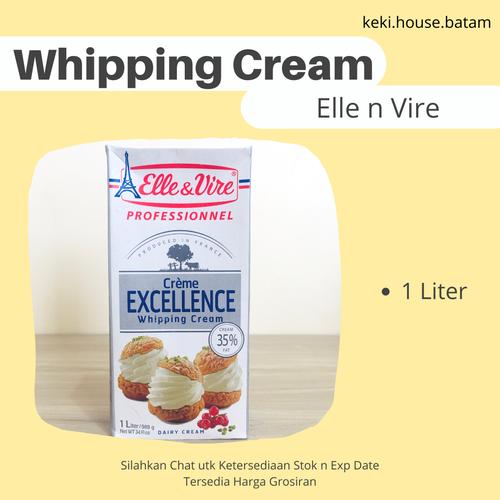 Jual Elle n Vire Whipping Cream 1 liter Kota Batam TBK Keki House Tokopedia
