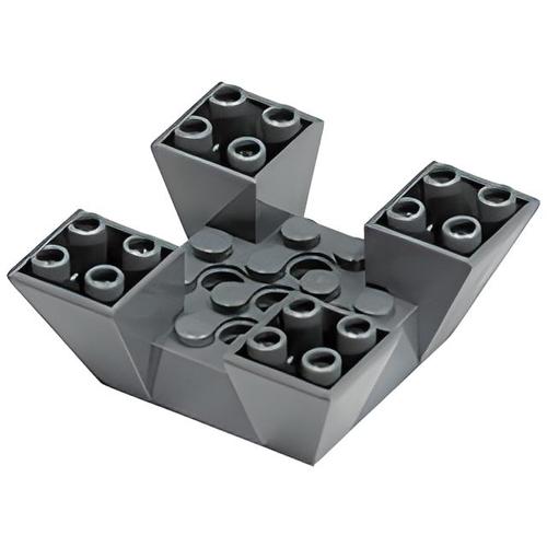 Jual LEGO Part 30373 Slope Inverted 65 degree 6x6x2 Quad with Cutouts ...