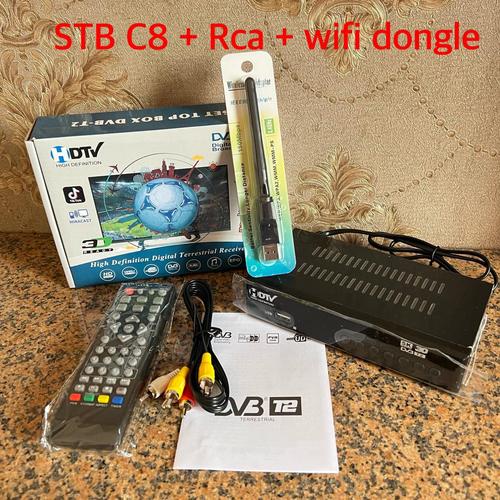 Jual MIXIO M1 TV DIGITAL DVB T2 SET TOP BOX WIFI STB Antena SUPER HD