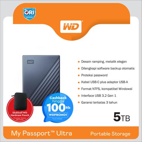 ウエスタンデジタルMy Passport Ultra for Mac 5TB 2TB My Passport
