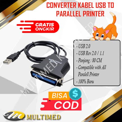 Jual Converter Kabel USB 2.0 To Parallel Untuk Printer - Kota Bekasi ...