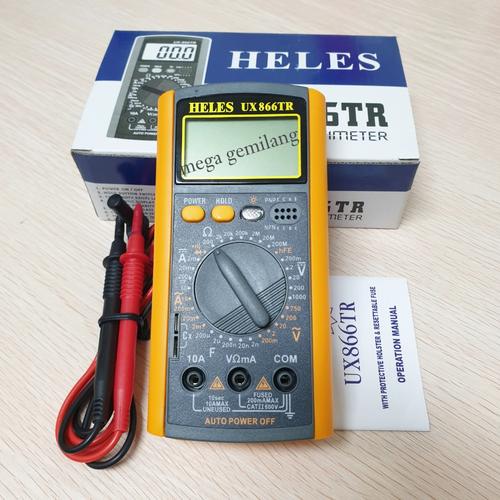 Jual Heles UX 866 TR multimeter multitester avometer Jakarta Barat