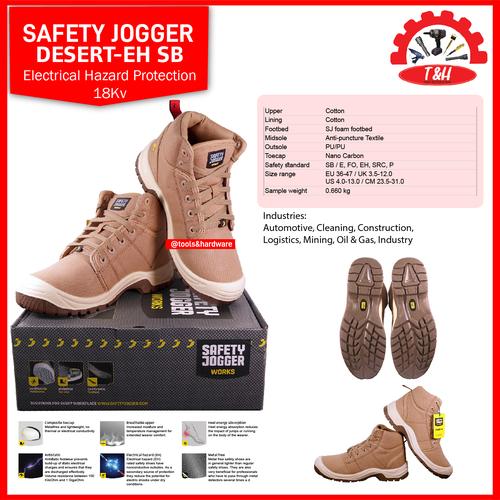 Jual Sepatu Safety Jogger 18KV Desert EHElectrical Hazard Protection