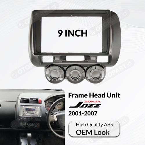 Jual Frame Headunit Android Honda Jazz/City GD3 20012007 9″ inch OEM