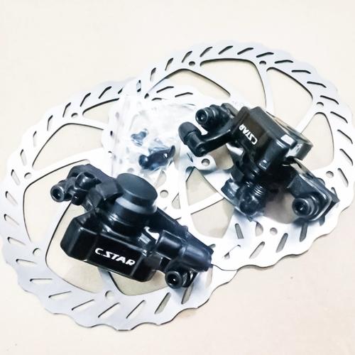 Jual Rem Cakram Sepeda Cstar Disc brake Mekanik Sepasang Kota