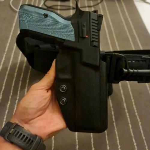 SWI Kydex Holster Für CZ SP-01 Shadow / Shadow 2 Rechts/Linkshd., Versch. Farben