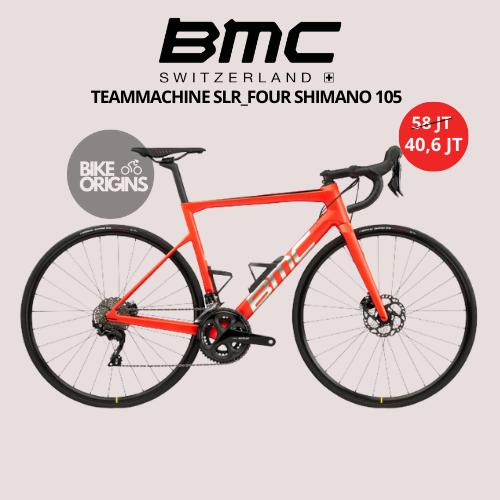 Jual Road Bike BMC TEAMMACHINE SLR FOUR Shimano 105 Racing Red Silver
