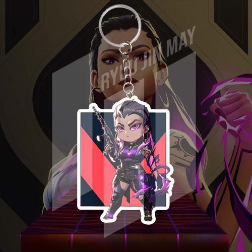 Reyna Keychain Jual Gantungan Kunci / Keychain / Gantungan HP - Valorant - Reyna - A ...
