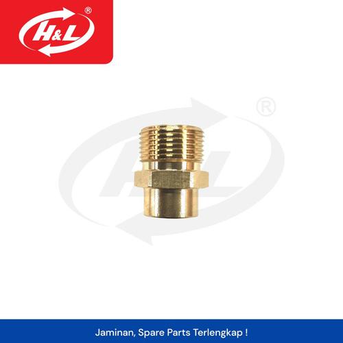 Jual HL Connector Adaptor Nepple M14 Female to M22 Male - Jakarta Pusat ...