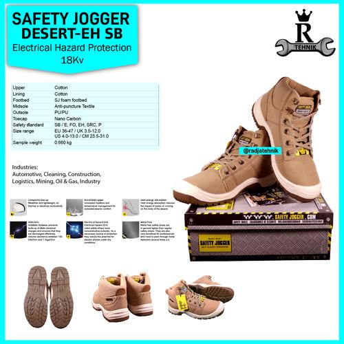 Jual SEPATU SAFETY Jogger 18KV Desert EHElectrical Hazard Protection
