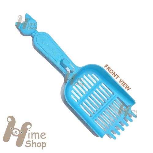 Gambar PF137 Opo Cat Litter Toilet Scoop Serokan sekop Pasir kucing Kitty - Biru Muda dari Hime petshop Jakarta Barat Tokopedia