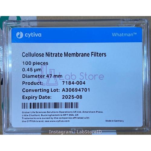 Jual Cellulose Nitrate Membrane Filter Whatman 7184004 WCN Plain
