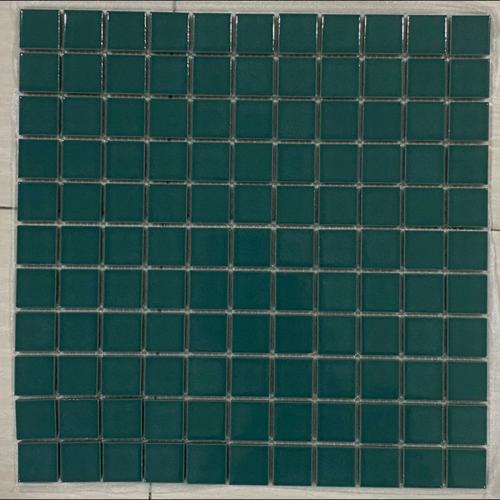Jual Mosaic / Keramik Kolam Renang Warna Hijau Type Emerald Squar