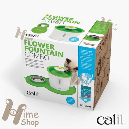 Gambar Catit 43730W Flower Drinking Fountain and Placement Kit 3L Container dari Hime petshop Jakarta Barat Tokopedia