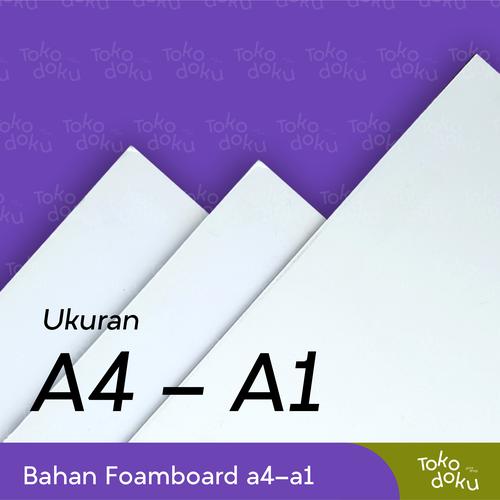 Jual Foamboard 5mm ukuran a4a1 / Foamboard tebal 5mm ukuran a4a1 80