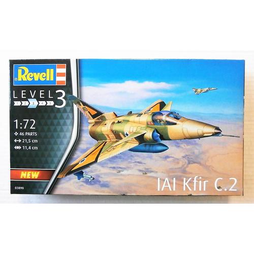 Maquette Revell IAI Kfir C.2 - Échelle 1/72 - Avec Peintures Et Colle - Kit Plastique Neuf